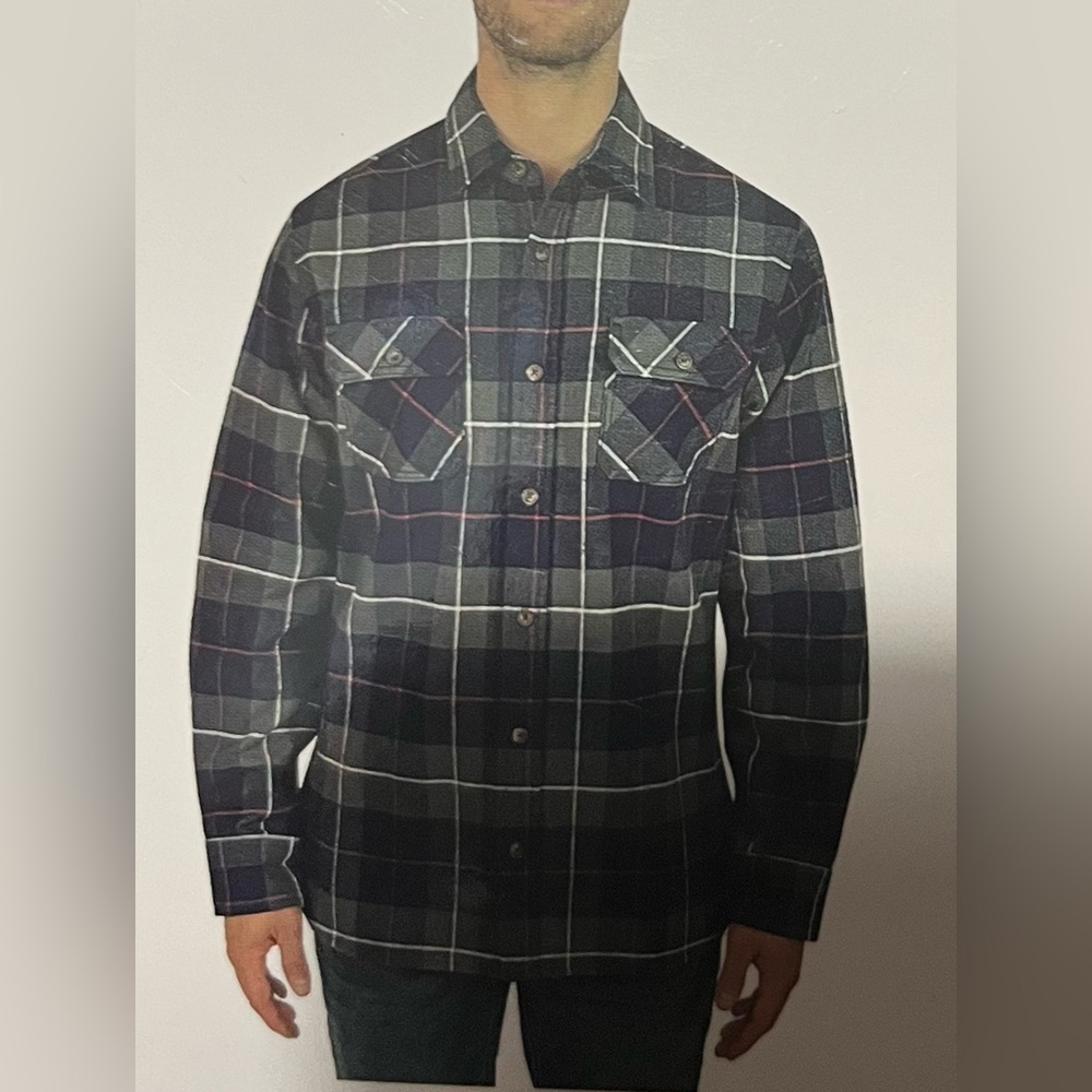 Jachs Dark Green and Black Plaid Button-Down Shirt